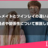 ソウルメイトとツインレイの違いとは？共通点や関係性について解説します