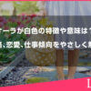 オーラが白色の特徴や意味は？性格・恋愛・仕事傾向をやさしく解説